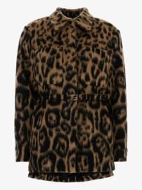 FENDI animal-print Jacket | Brown | FARFETCH at Farfetch